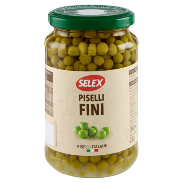 Selex Piselli Fini Lessati 360 g