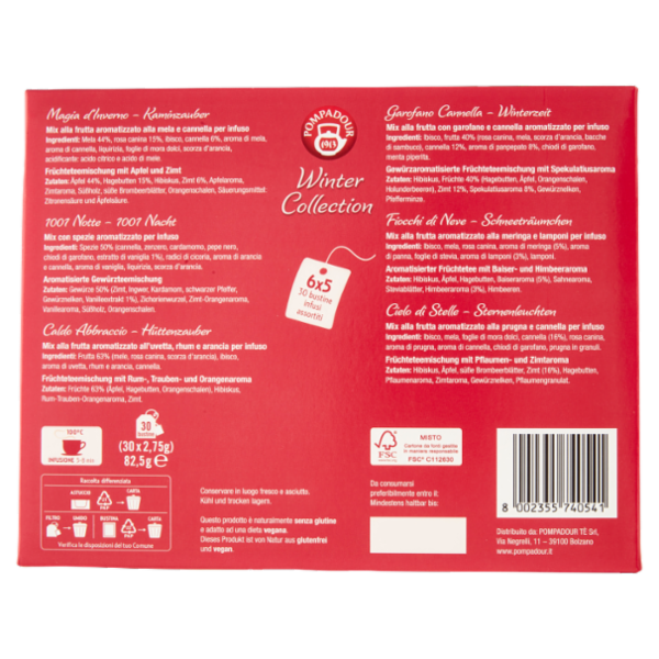 Pompadour Winter Collection 30 x 2,75 g
