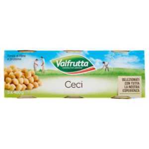 Valfrutta Ceci Italiani 3 x 400 g