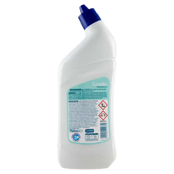 Consilia Detergente per Wc Gel con Candeggina 750 ml