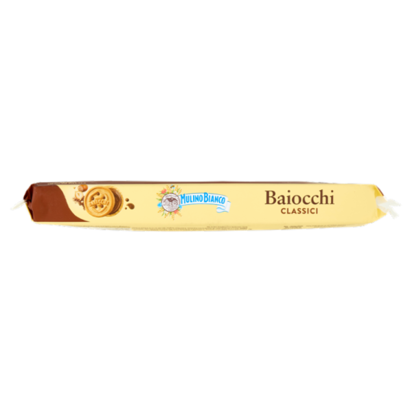 Mulino Bianco Baiocchi Biscotti Snack Farciti con Crema alla Nocciola e Cacao 336g