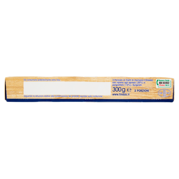 Capitan Findus 3 Croccole agli Spinaci con 100% Filetti di Merluzzo 300 g
