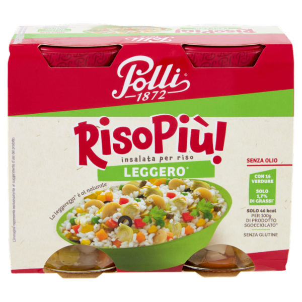 Polli Riso Più! insalata per riso Leggero* 2 x 300 g