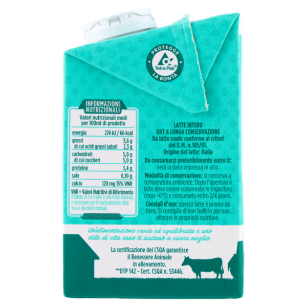 Granarolo Intero UHT a Lunga Conservazione 500 ml