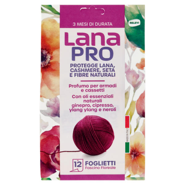 Relevi Lana Pro Foglietti Fascino Floreale 12 pz