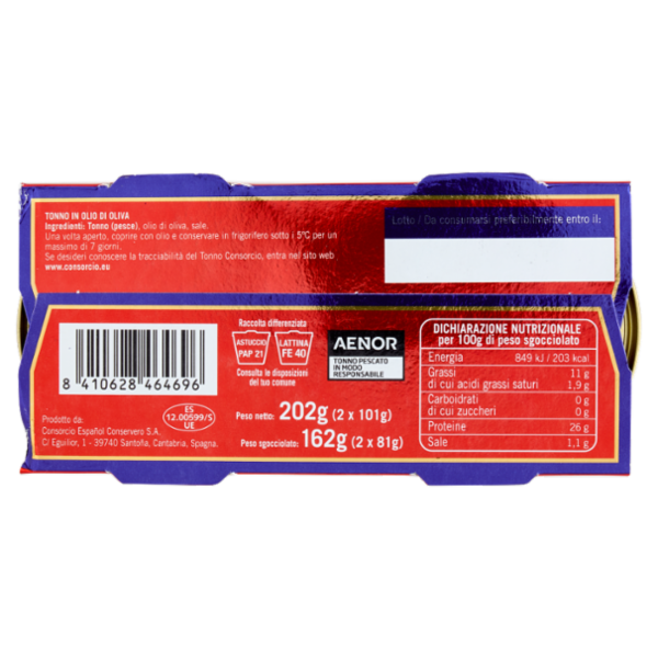 Consorcio Tonno in Olio d'Oliva 2 x 101 g
