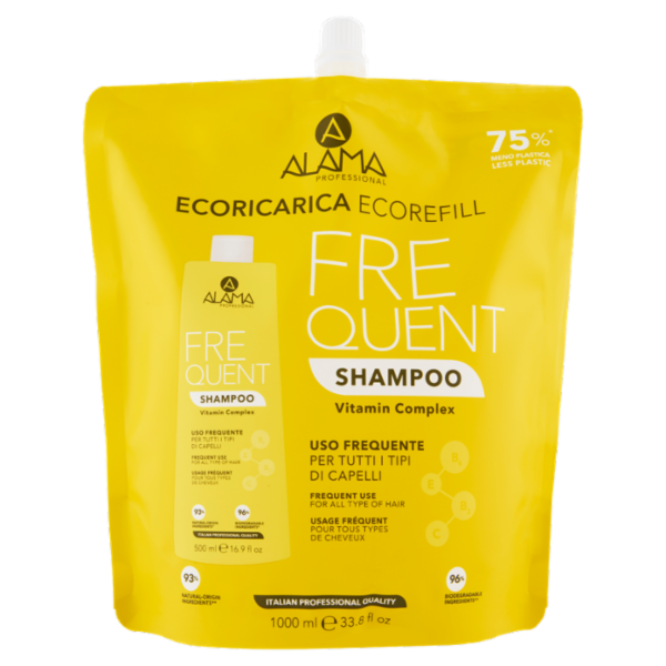 Alama Professional Frequent Shampoo Uso Frequente Ecoricarica 1000 ml