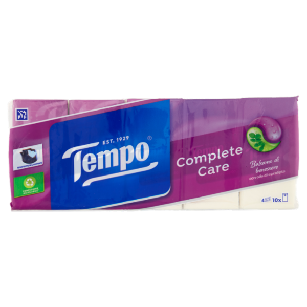Tempo Complete Care Fazzoletti 4 veli 10 pz
