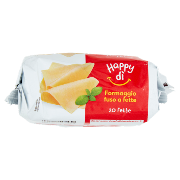 Happy dì Fettine di Formaggio Fuso 20 Fette 400 g