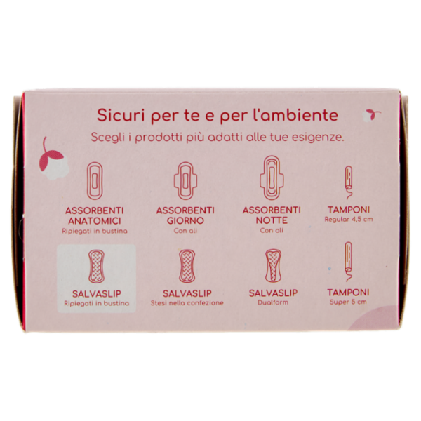 Vivicot Bio Salvaslip compostabili Ripiegati in Bustina 20 pz