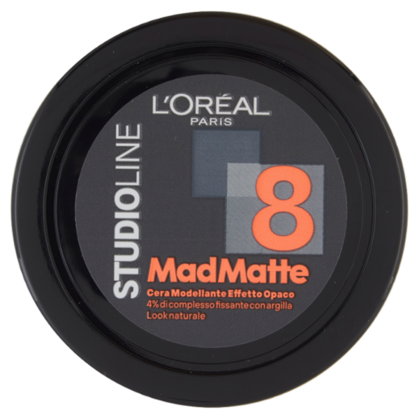 L'Oréal Paris Studioline 8 MadMatte Cera Modellante Effetto Opaco 75 ml