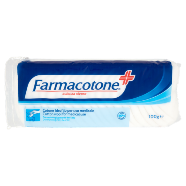 Farmacotone Cotone Idrofilo per uso medicale 100 g