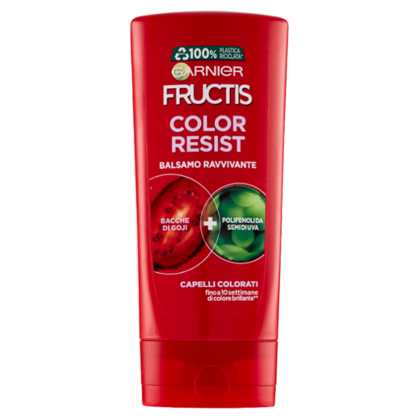Garnier Balsamo Fructis Color Resist, Balsamo per Capelli Colorati, 200 ml