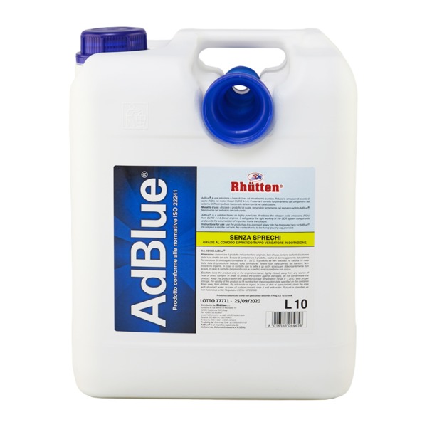 ADBLUE RHUTTEN 10L TAPPO VERSATORE