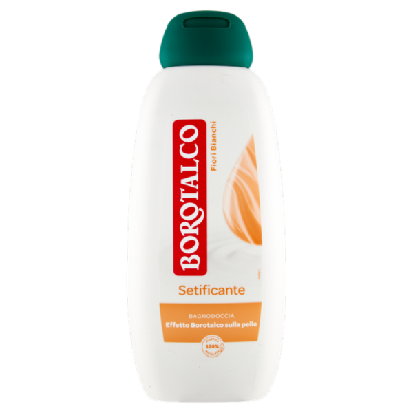 Borotalco Setificante Bagnodoccia Fiori Bianchi 450 ml