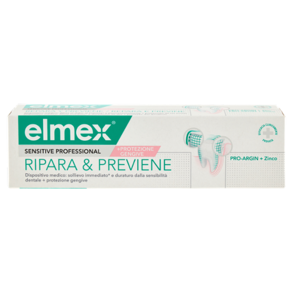 elmex dentifricio Sensitive Professional Ripara e Previene denti sensibili 75 ml