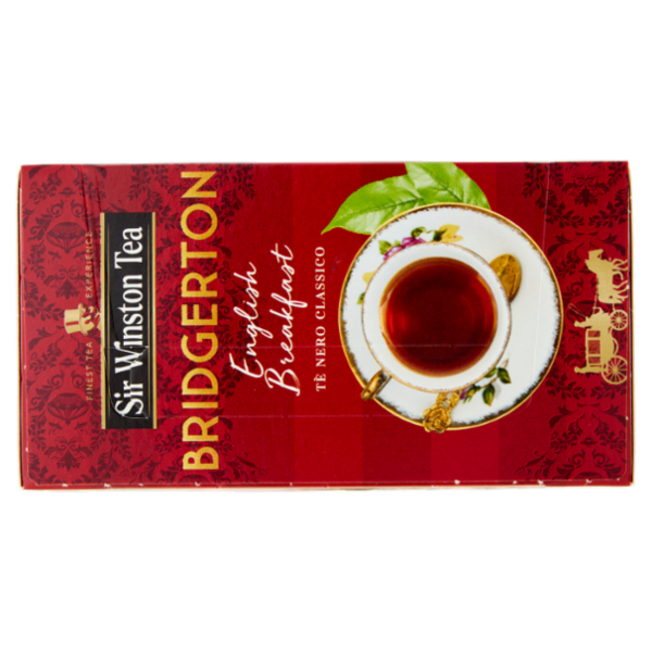 Sir Winston Tea Bridgerton English Breakfast Tè Nero Classico 25 x 1,75 g