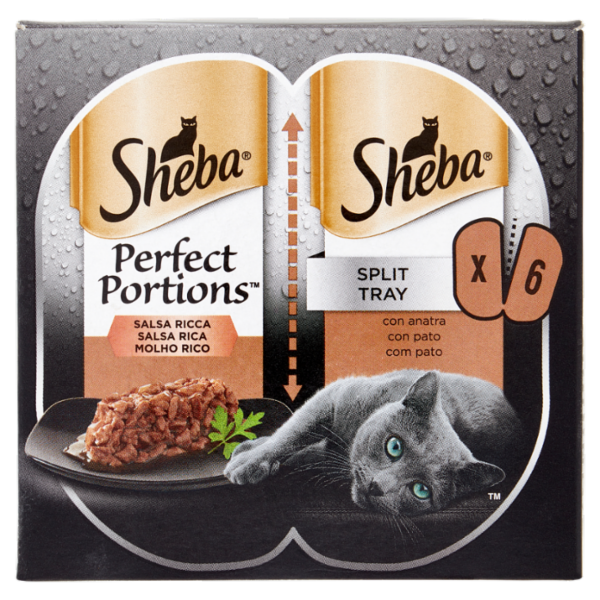 Sheba Perfect Portions Salsa Ricca con anatra 3 x (2 x 37.5 g)