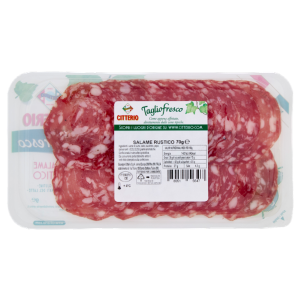 Citterio Tagliofresco il Salame Rustico 70 g