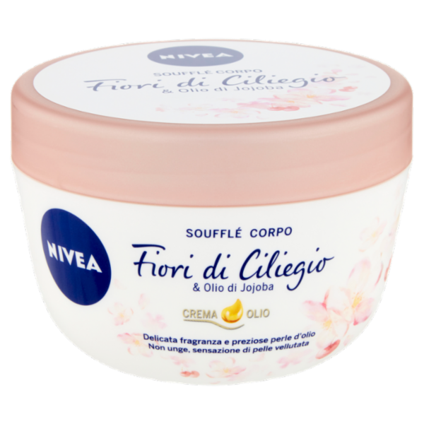 Nivea Soufflé Corpo Fiori di Ciliegio & Olio di Jojoba Crema Olio 200 ml
