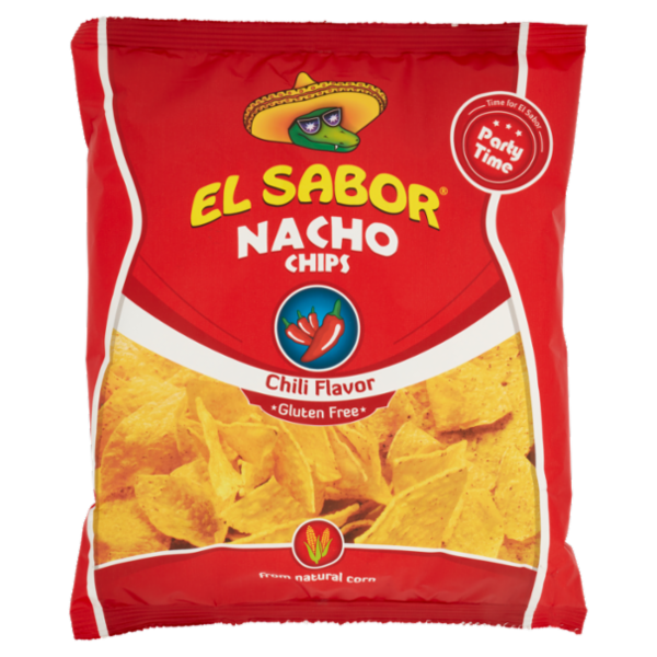 El Sabor Nacho Chips Chili Flavor 225 g