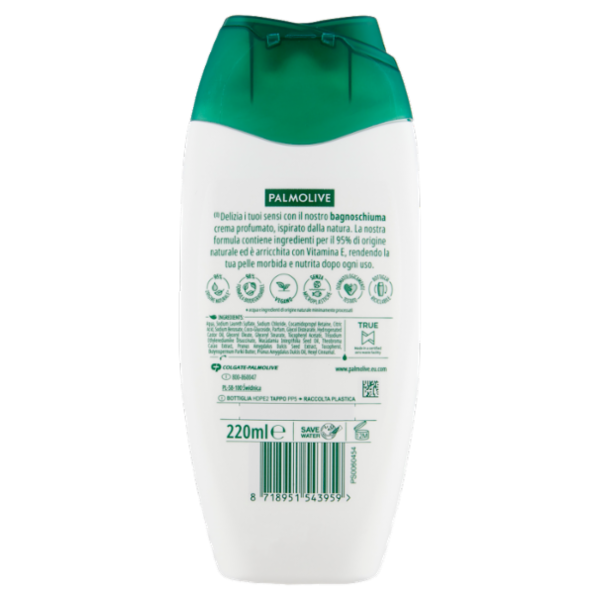 Palmolive bagnoschiuma Naturals Macadamia e Cacao idratante 220 ml