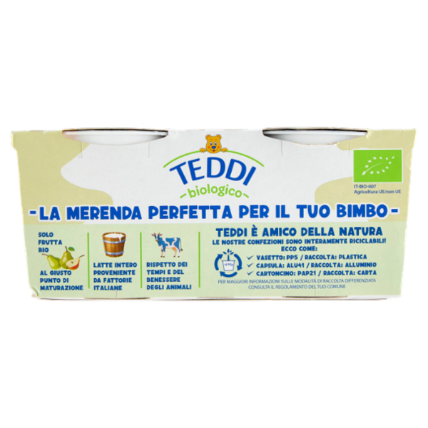 Teddi biologico Pera 2 x 115 g