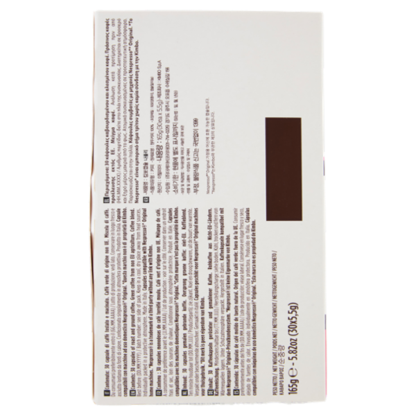 Kimbo Barista Espresso Napoli Capsule Compatibili con Macchine Nespresso* Original 30 x 5,5 g