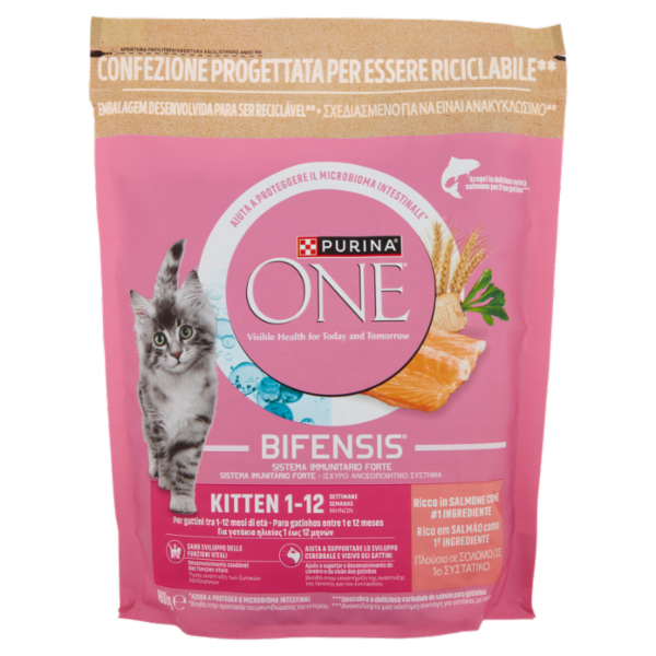 PURINA ONE Bifensis Junior Salmone 800g