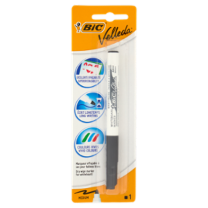 Bic Velleda Marcatore Per Lavagna Bianca Medium Nero 1 Pezzo