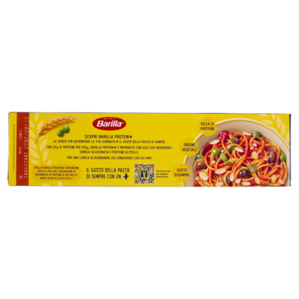 Barilla Protein+ Spaghetti, Pasta Ricca di Proteine di Origine Vegetale, 400 g