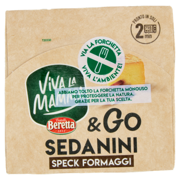 Viva la Mamma & Go Sedanini Speck e Formaggi 300 g
