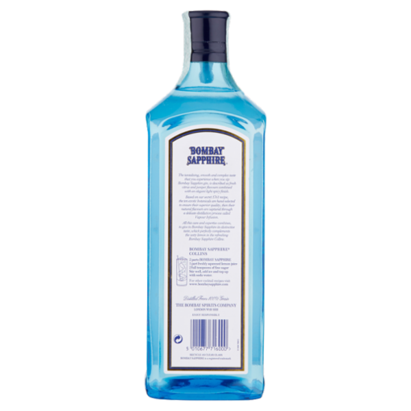 Bombay Sapphire Distilled London Dry Gin 100 cl
