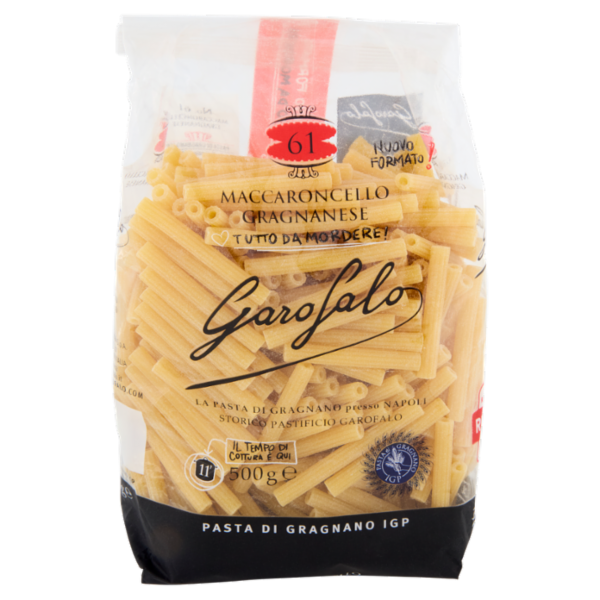 Garofalo Maccaroncello Gragnanese 61 Pasta di Gragnano IGP 500 g