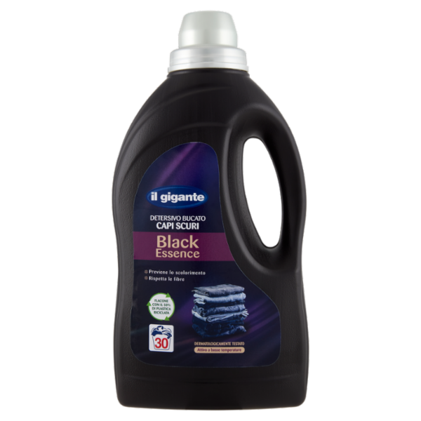 IL GIGANTE Detersivo Bucato Capi Scuri Black Essence 1500 ml