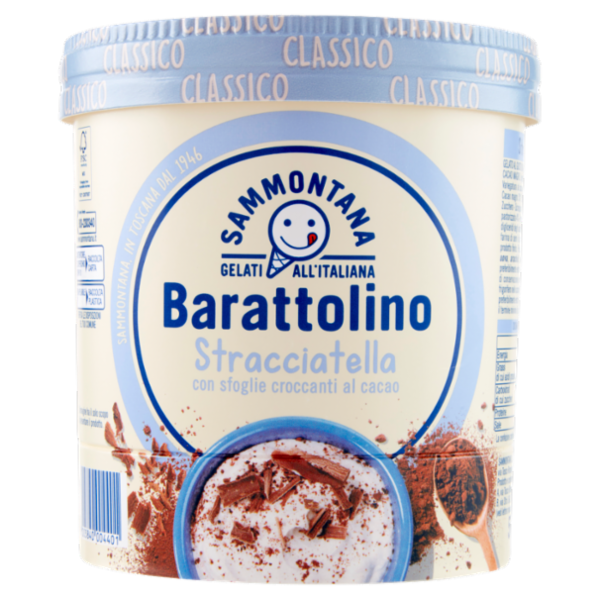 Sammontana Barattolino Classico Stracciatella 500 g