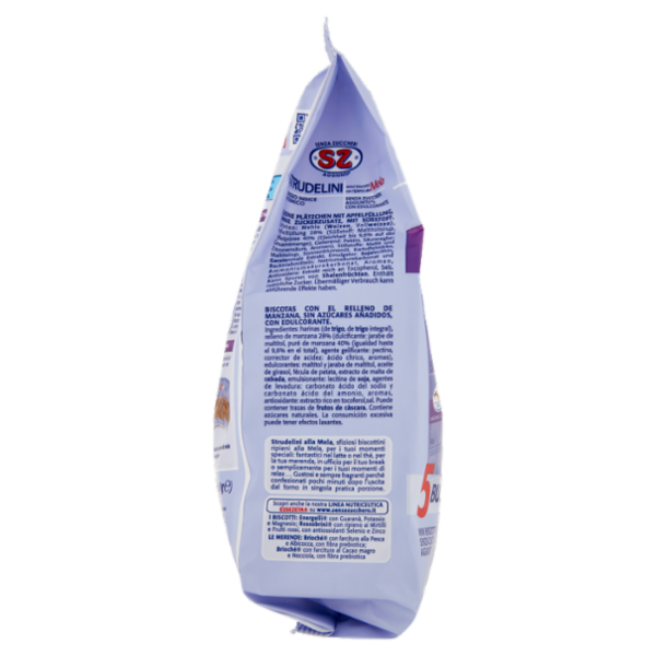 SZ Strudelini mini biscotti con ripieno alla Mela 5 x 40 g
