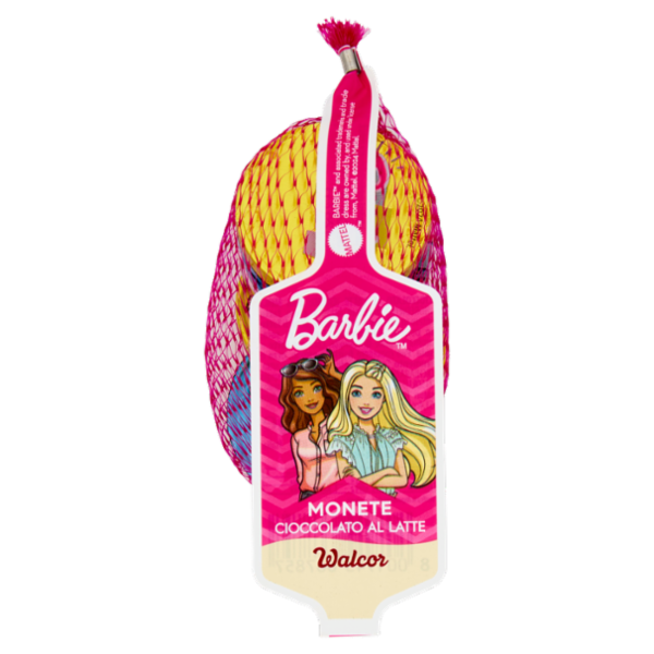 Walcor Barbie Monete Cioccolato al Latte 45 g