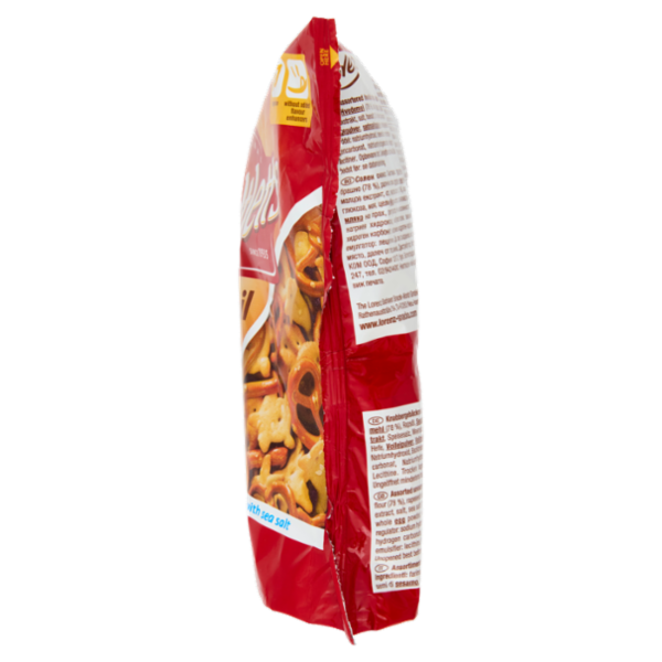 Lorenz Saltletts Cocktail Mix Varietà di Salatini dorati e croccanti, con sale marino 180 g
