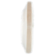Consilia Vassoi Ovali in Fibra Vegetale Bianchi 26x19,5 cm 15 pezzi