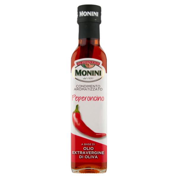 Monini Condimento Aromatizzato Peperoncino a Base di Olio Extravergine di Oliva 250 ml