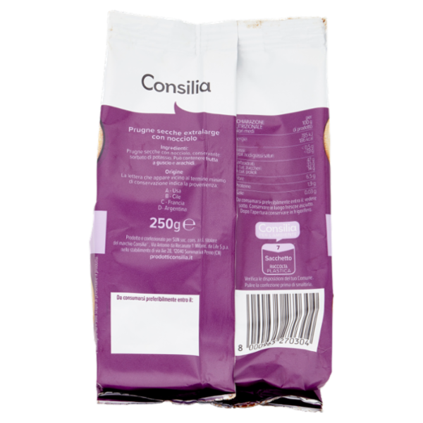 Consilia Prugne Secche Extra Large con Nocciolo 250 g