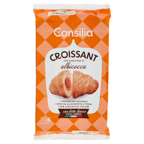 Consilia Croissant con Farcitura di Albicocca 6x50 g