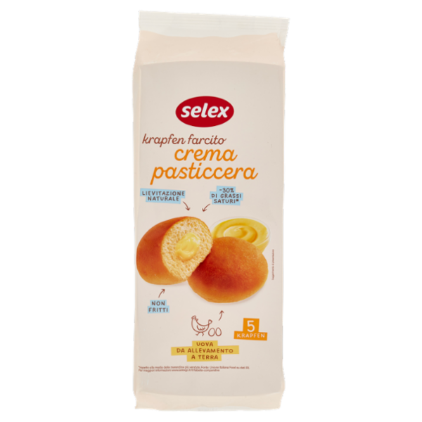 Selex Krapfen Farcito Crema Pasticcera 5x42 g