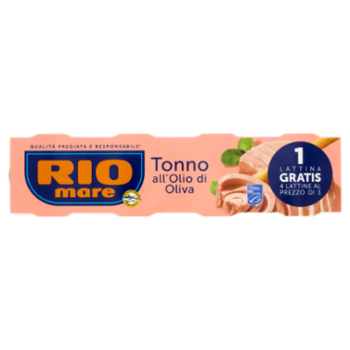 Rio Mare Tonno All'Olio Di Oliva 3+1 x 120 g