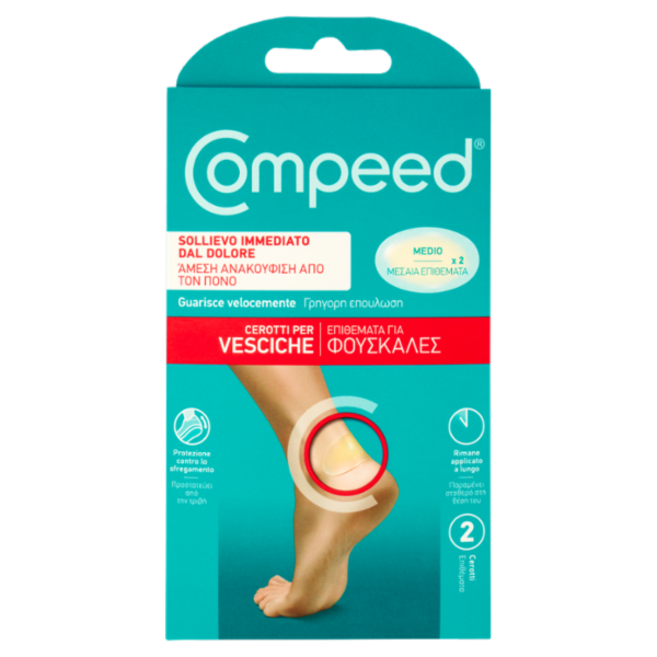 Compeed Cerotti per Vesciche Medio 2 pz