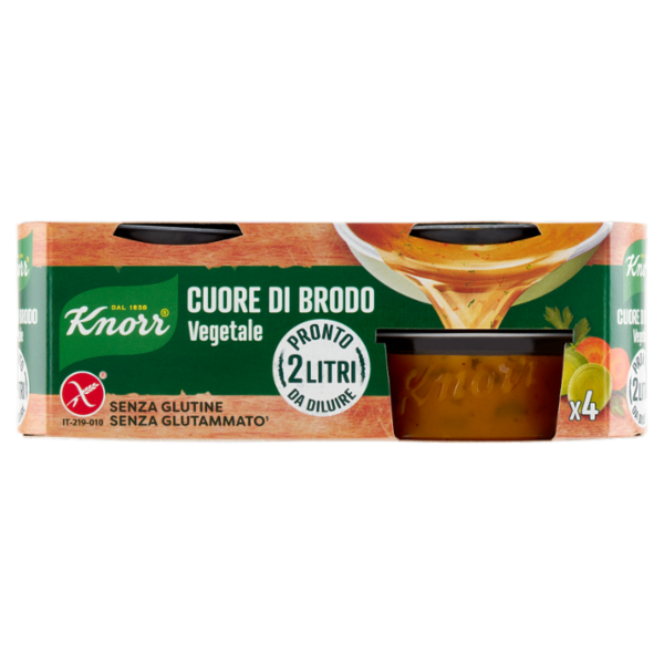 Knorr Cuore di Brodo Vegetale 4 x 28 g