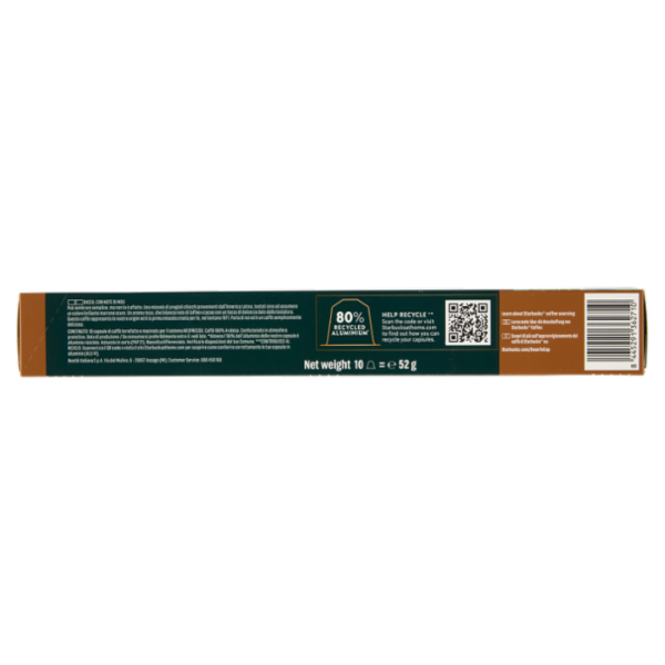 STARBUCKS House Blend by Nespresso Caffè Lungo 10 Capsule 52g