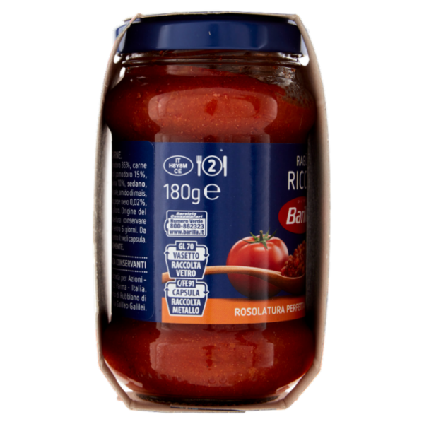 Barilla Sugo Ragù Bolognese Classico Condimento per Pasta 180gX2