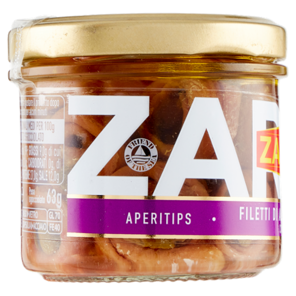 Zarotti Filetti di Alici alla Moresca con Cappero in Olio Delicato 110 g